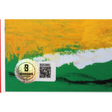 Pete Rose Autographed/Signed Cincinnati Reds 24x18 Lithograph Beckett 59176