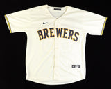 Devin Williams Signed Milwaukee Brewers Jersey (JSA COA) 2020 NL Rookie o/t Year