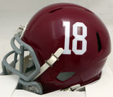 Will Anderson Autographed Alabama Mini Helmet (Smudge) Beckett QR #WU70086