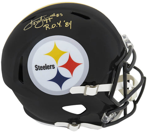 Louis Lipps Signed Steelers Riddell F/S Speed Replica Helmet w/ROY'84- (SS COA)