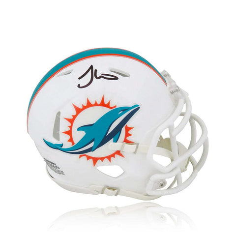 Tyreek Hill Miami Dolphins Autographed Football Speed Mini-Helmet - JSA COA