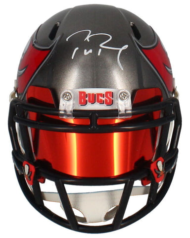 Tom Brady Autographed Buccaneers Speed Mini Helmet w/ Visor Fanatics