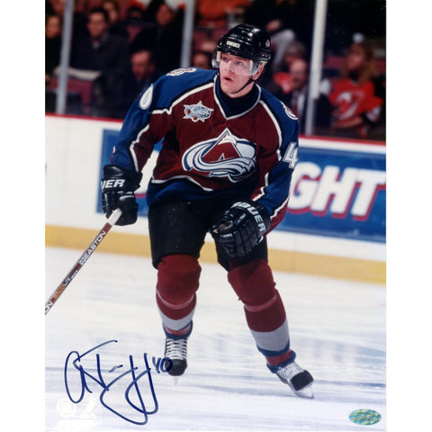 Alex Tanguay Autographed Colorado Avalanche 8x10 Photo Mounted Memories 51524