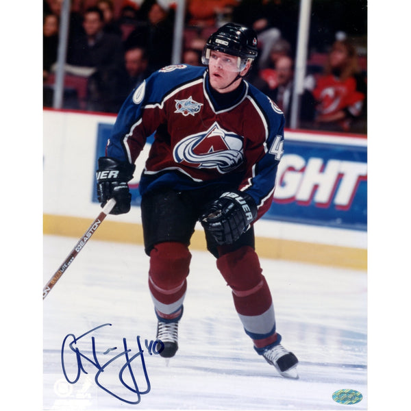 Alex Tanguay Autographed Colorado Avalanche 8x10 Photo Mounted Memories 51524