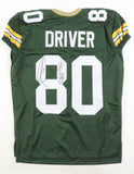 Donald Driver Signed Packers Pro Cut Jersey (JSA) Green Bay 5xPro Bowl Receiver