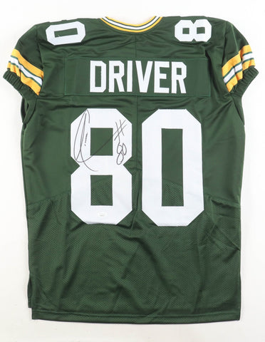 Donald Driver Signed Packers Pro Cut Jersey (JSA) Green Bay 5xPro Bowl Receiver