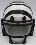 Ja'Marr Chase Autographed Bengals Alt White Speed Mini Helmet (Smudged) Beckett
