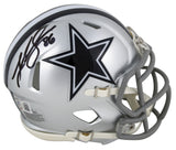 Cowboys Luke Schoonmaker Authentic Signed Speed Mini Helmet BAS Witnessed