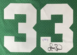 Larry Bird Signed Celtics Green M&N Hardwood Classics Swingman Jersey PSA ITP