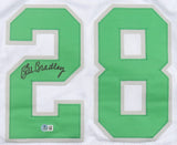 Bill Bradley Signed Philadelphia Eagles White Jersey (Beckett) Philly Def. Back