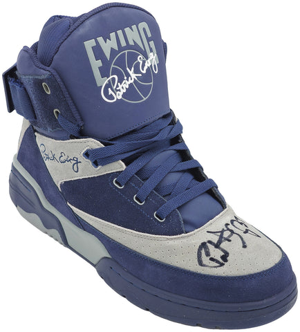 PATRICK EWING AUTOGRAPHED ATHLETICS OG SHOE HOYAS SIZE 14 BECKETT 236558