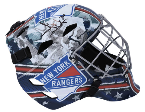 Henrik Lundqvist Autographed New York Rangers Replica Mask Fanatics