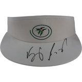 Vijay Singh Autographed/Signed PGA Tour Imperial White Hat Visor Beckett 52855