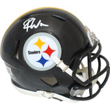 Roman Wilson Autographed/Signed Pittsburgh Steelers Mini Helmet Beckett 48416