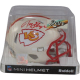 Tony Gonzalez Autographed Kansas City Chiefs Retro Mini Helmet Beckett 56418