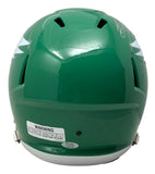 Saquon Barkley Signed In Silver Eagles FS Kelly Green Replica Speed Helmet PSA