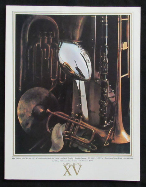Super Bowl XV Game Program Las Vegas Raiders vs. Philadelphia Eagles 182830