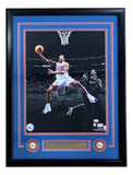 Allen Iverson Signed Framed 16x20 Philadelphia 76ers Rookie Photo PSA ITP