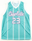 Tre Mann Signed Charlotte Hornets Jersey (Beckett) 2021 1st Round Draft Pick/ PG