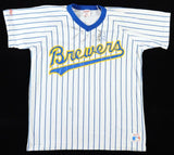 1994 Brewers Jersey Signed By 5 w/ Phil Garner, Bill Wegman, Doug Henry/ Beckett