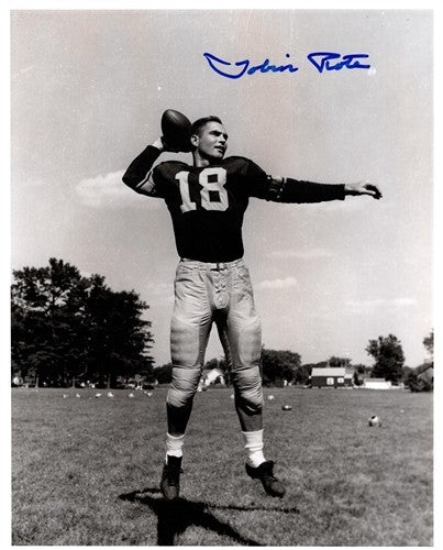 Packers TOBIN ROTE (d) Signed 8x10 Photo #1 AUTO - GBP HOF - 1956 Pro Bowl