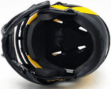 Aaron Donald Signed Los Angeles Rams Eclipse Black Speed Mini Helmet Beckett Wit