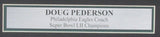 Doug Pederson Autographed Philadelphia Eagles 8x10 Photo Framed Beckett 186292