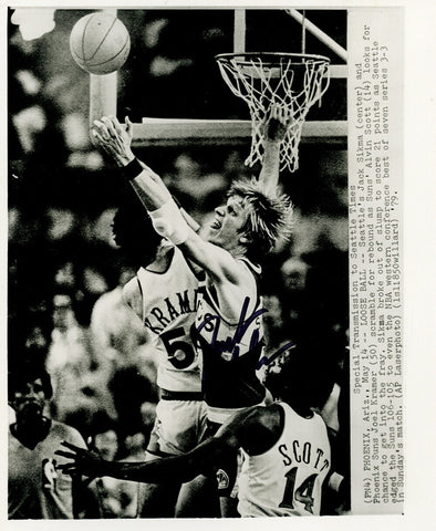 Jack Sikma Autographed Signed 8x10 Wire Photo Seattle Supersonics MCS 70222