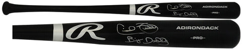 Cecil Fielder Signed Rawlings Pro Black Baseball Bat w/Big Daddy- (SCHWARTZ COA)