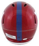 Giants Lawrence Taylor Signed Flash Full Size Speed Rep Helmet JSA Witness