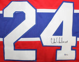 Chris Chelios Signed Canadiens Jersey (Beckett) 40th overall pick 1981 NHL Draft