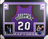 DAMON STOUDAMIRE (Raptors pur SKYLINE) Signed Autographed Framed Jersey Beckett