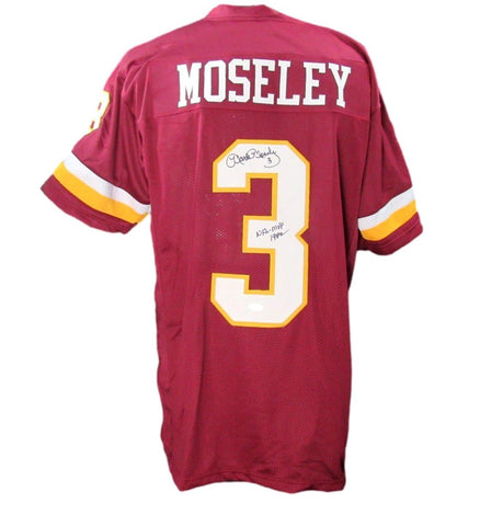 Mark Moseley Signed/Inscribed Custom Football Jersey Redskins JSA 200842