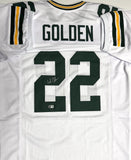 Packers Receiver MATTHEW GOLDEN Signed Custom Replica White Jersey AUTO - BAS