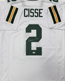 BRANDON CISSE Signed Custom White Jersey AUTO - Green Bay Packers - JSA