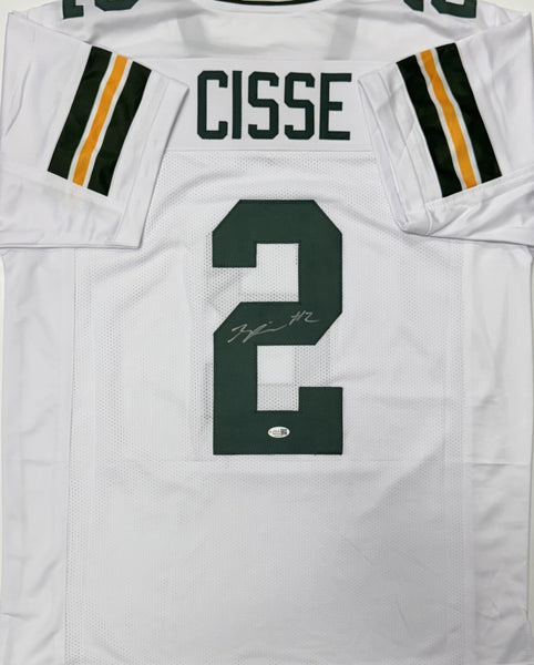BRANDON CISSE Signed Custom White Jersey AUTO - Green Bay Packers - JSA