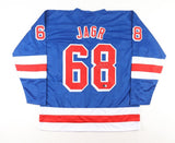 Jaromir Jagr Signed New York Rangers Jersey (Beckett) N.Y Record 54 Goals Season