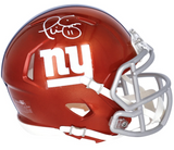 Phil Simms Autographed New York Giants Flash Mini Speed Helmet Fanatics