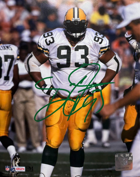 Packers Super Bowl XXXI Champ GILBERT BROWN Signed 8x10 Photo #1 AUTO