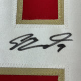 Framed Autographed/Signed Sam Bennett 35x39 Florida Red Jersey JSA COA
