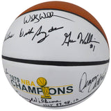 1978-79 NBA CHAMP SUPERSONICS AUTOGRAPHED BASKETBALL 9 SIGS "HOF" MCS 145852