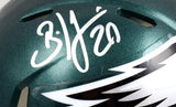 Brian Dawkins Autographed Philadelphia Eagles Speed Mini Helmet - Beckett W Holo