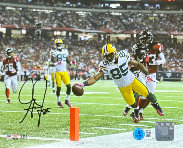 GREG JENNINGS - Green Bay Packers - Signed 8x10 Photo #3 AUTO - BAS