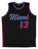 Bam Adebayo Signed Heat, Miami Vice Style Jersey (Beckett) 2017 1st Round Pick