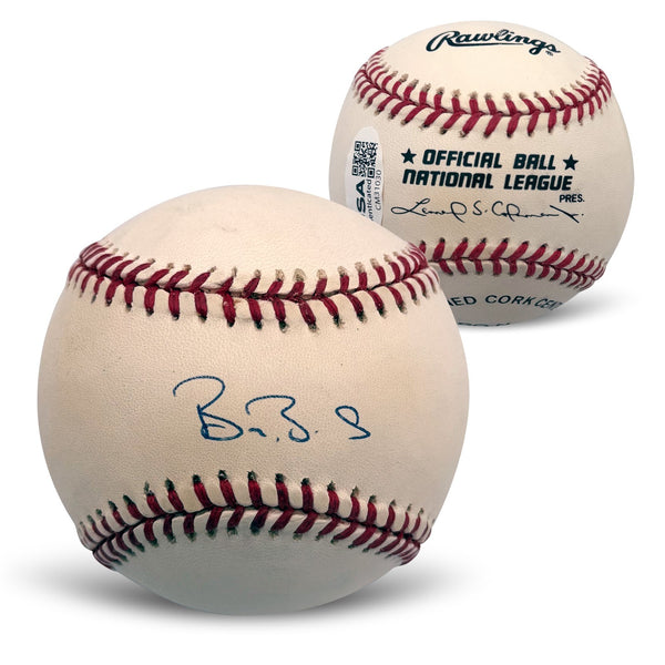 Barry Bonds Autographed Giants Signed Baseball JSA COA With Case CM31030