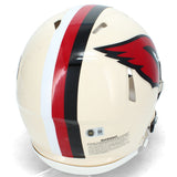 Tyler Allgeier Autographed Cardinals RETRO Speed Authentic Helmet Beckett