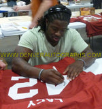 Eddie Lacy Autographed/Signed College Style XL Red Jersey JSA 12023