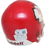 Neil Smith Signed Kansas City Chiefs VSR4 Replica Mini Helmet Beckett 44211