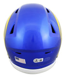Rams Aaron Donald Authentic Signed Speed Flex Midi Replica Mid Size Helmet BAS