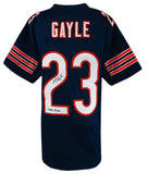 Shaun Gayle Signed Navy Custom Football Jersey w/SB XX Champs - (SCHWARTZ COA)